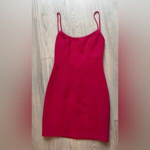 Lulus Hot Pink bodycon mini dress